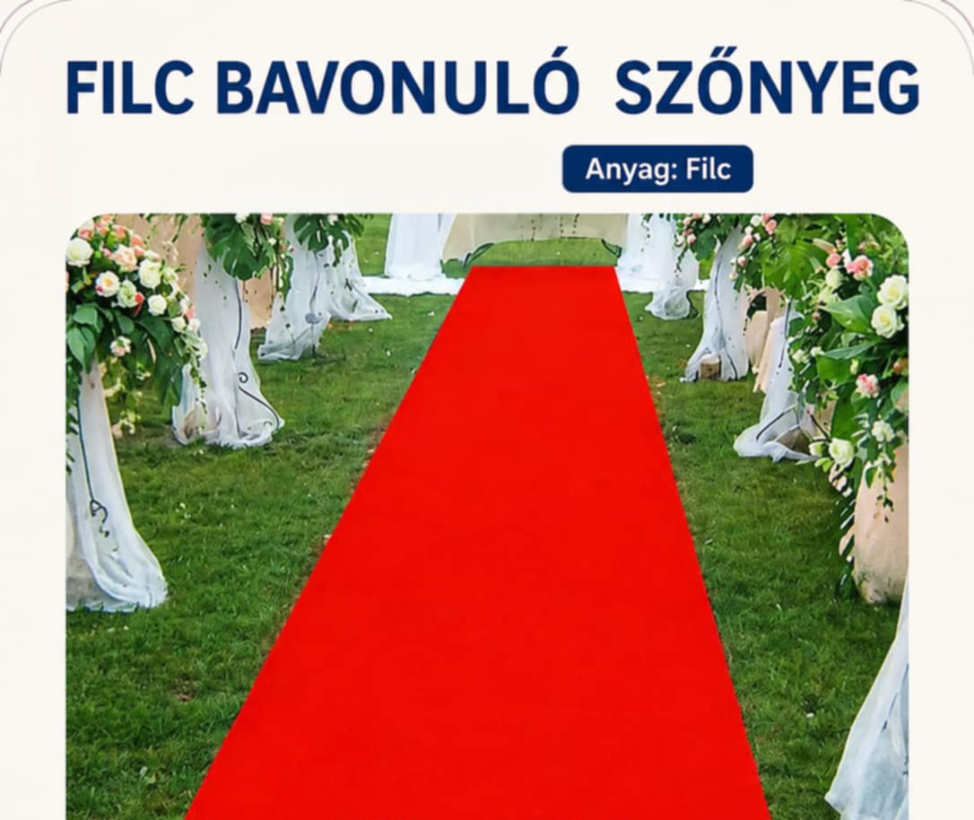 Bevonuló szőnyeg.